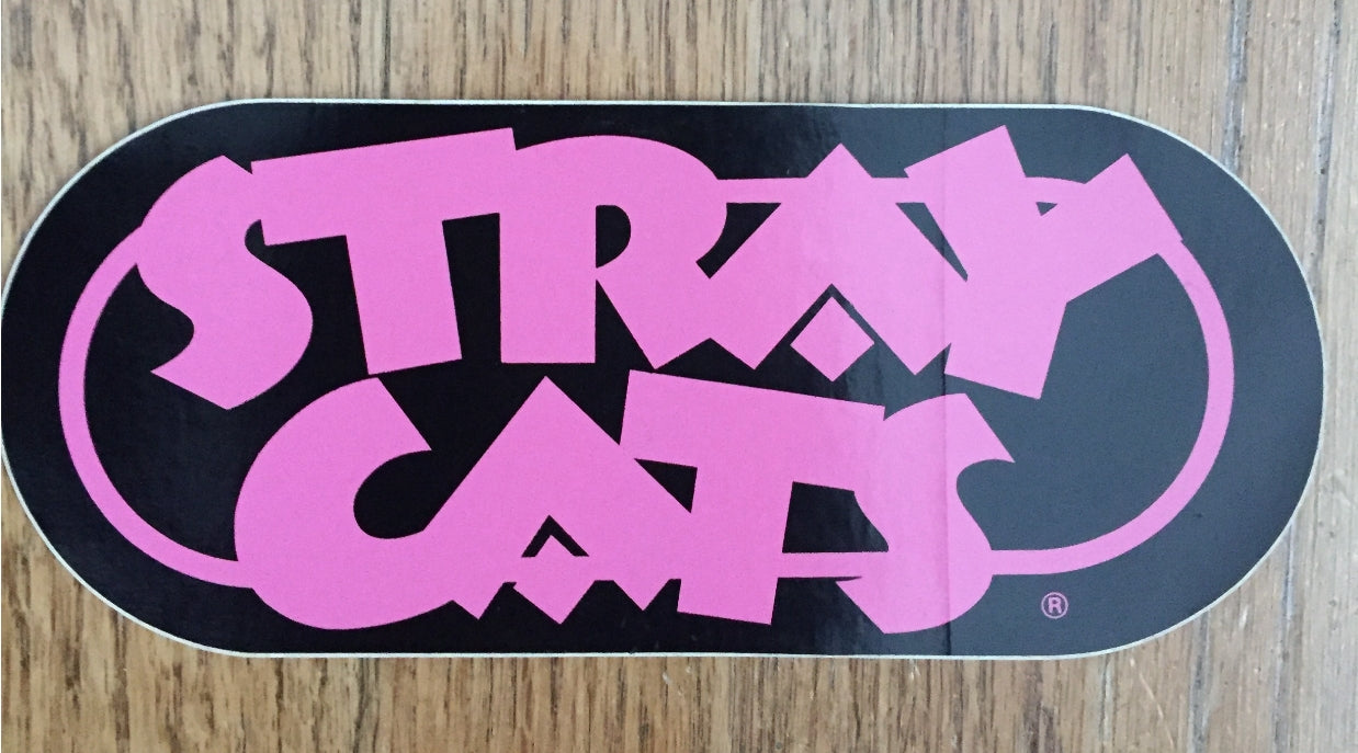 STRAY CATS WRIF VINTAGE STICKER RARE