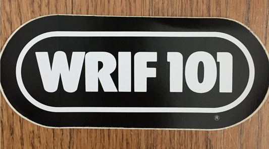 WRIF BLACK vintage sticker