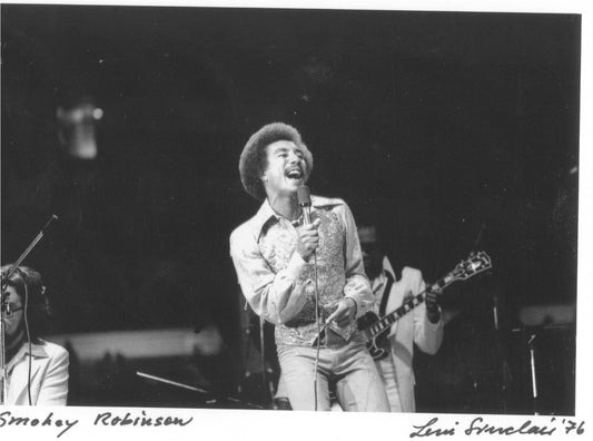 Smokey Robinson Leni Sinclair photo